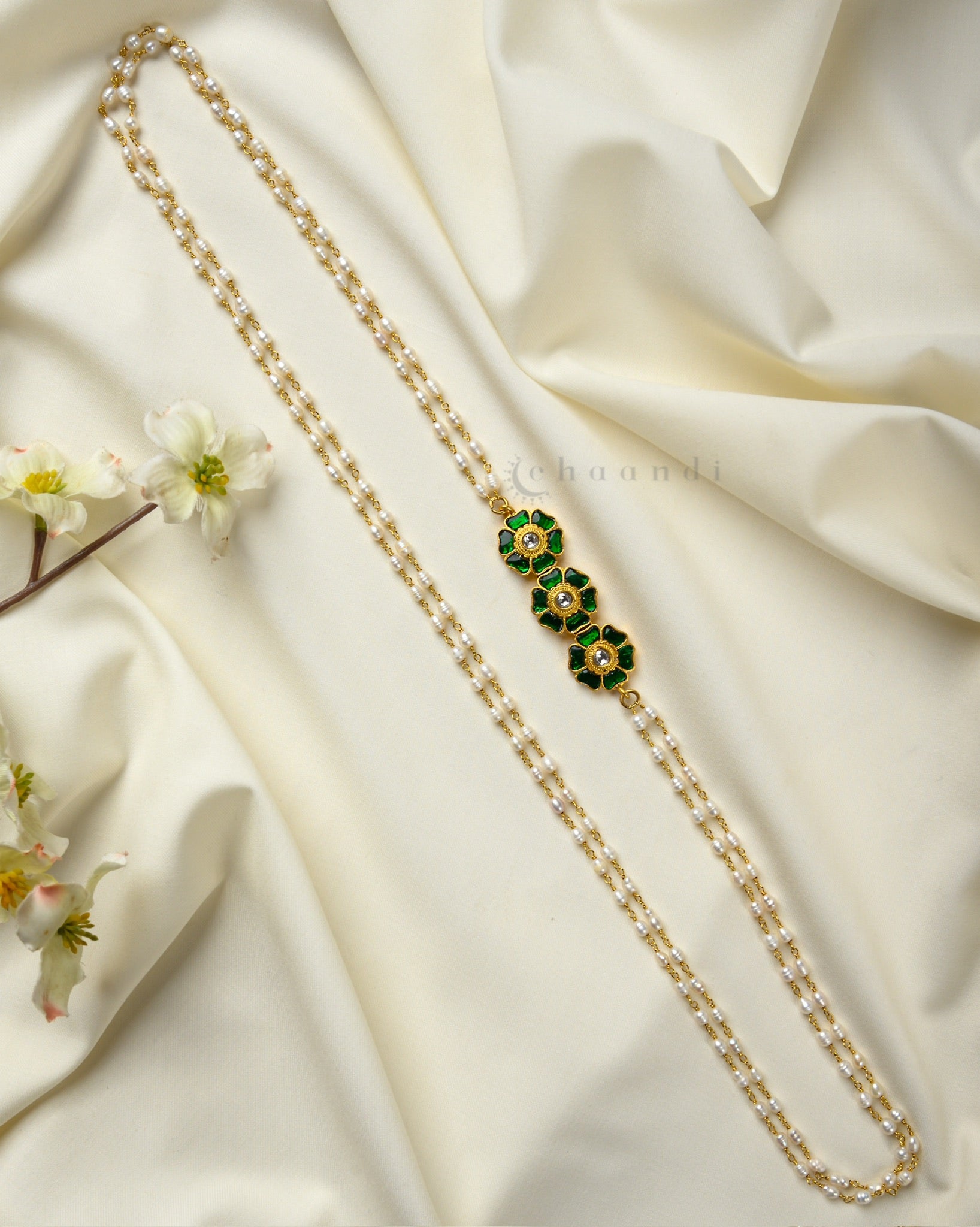 Kundan Pearl Mope-Chain CHN1476