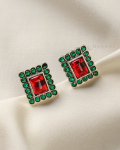 Red & Green Kemp Earrings CHE1603